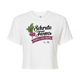 thumbnail image 1 of The Office - Schrute Farms - Juniors Cropped Cotton Blend T-Shirt, 1 of 5