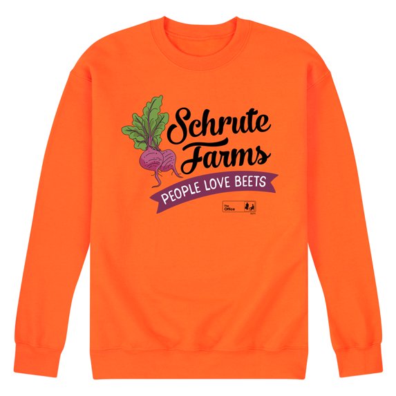 The Office - Schrute Farms - Men's Crew Neck Fleece Pullover