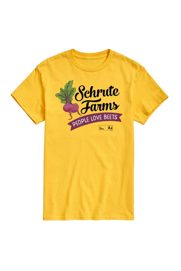 - Schrute Farms - Men's Short Sleeve Graphic T-Shirt