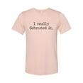 thumbnail image 1 of "The Office Shirt, I Really Schruted It, Andy Bernard, The Office Lover, Gift For Her, Unisex T, Dwight Schrute, Funny Tees, Dwight Shirt, Peach, LARGE", 1 of 1