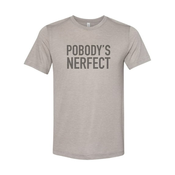 "The Office Shirt, Pobody's Perfect, Nobody's Perfect, Pam Halpert T, The Office Lover, Unisex, Sublimation T, Gift For Her, Humor, TV Show, Heather Stone, LARGE"