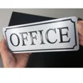 thumbnail image 1 of The Office Sign Self-Adhesive Sign 10 X 4 Inch Door Or Wall Sign, 1 of 6