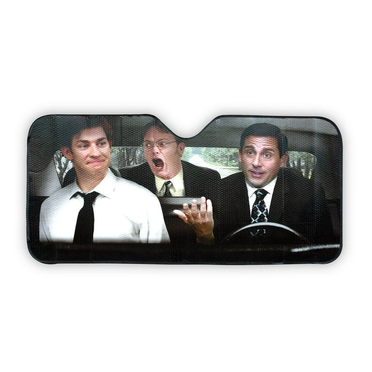 The Office Sun Visor for Car Windshield 57 x 28 Inch Window Shade for Car
