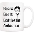 thumbnail image 1 of The Office TV Show Funny Coffee Mug for Dwight Schrute Fans, Bears Beets Battlestar Galactica Office Cup, 11 Oz, 1 of 5