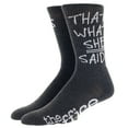 thumbnail image 1 of The Office Thats What She Said Statement Custom Crew Socks, 1 of 3