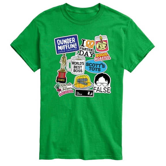 The Office - The Office Stickers - Men's Short Sleeve Graphic T-Shirt