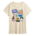thumbnail image 1 of The Office - The Office Stickers - Women's Short Sleeve Graphic T-Shirt, 1 of 4