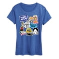 thumbnail image 1 of The Office - The Office Stickers - Women's Short Sleeve Graphic T-Shirt, 1 of 4
