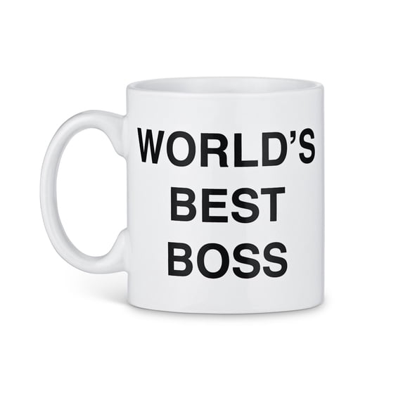 The Office "World's Best Boss" Ceramic Coffee Mug | 20 ounces