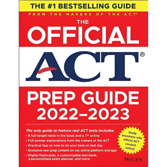 Pre-Owned The Official ACT Prep Guide 2022-2023, (Book + Online Course) (Paperback)