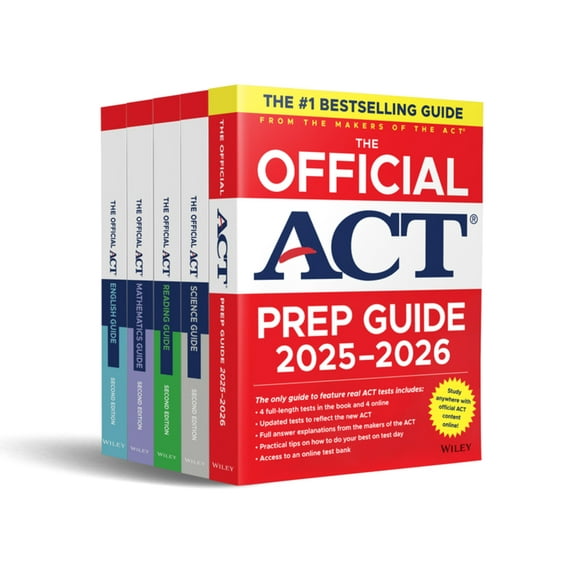 The Official ACT Prep & Subject Guides 2025-2026 Complete Set, (Paperback)