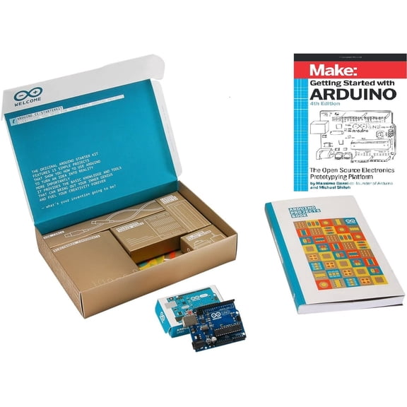 The Official Arduino Starter Kit Deluxe Bundle with 3rd Edition Guideline Book