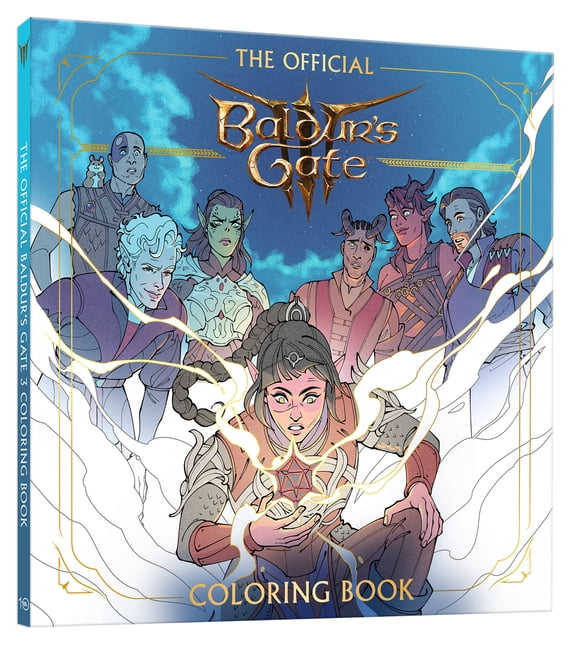 Dungeons & Dragons The Official Baldur's Gate 3 Coloring Book (Paperback)