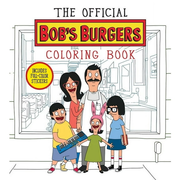 The Official Bob's Burgers Coloring Book, (Paperback)