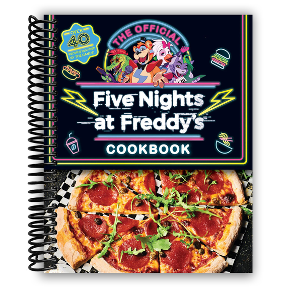 The Official Five Nights at Freddy's Cookbook, (Hardcover Spiral Bound)