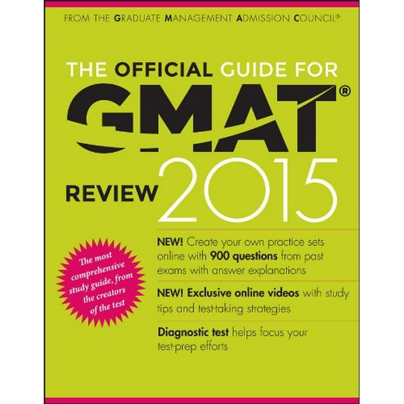 Pre-Owned The Official Guide for GMAT Review 2015 (Paperback) 1118914090 9781118914090