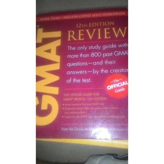 Pre-Owned The Official Guide for GMAT Review - GMAC (Graduate Management Admission Council)
