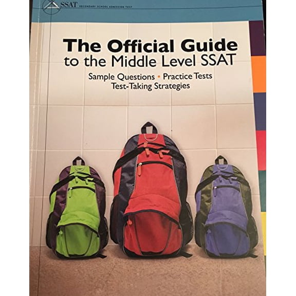 Pre-Owned The Official Guide to the Middle Level SSAT (Paperback) 0989622223 9780989622226