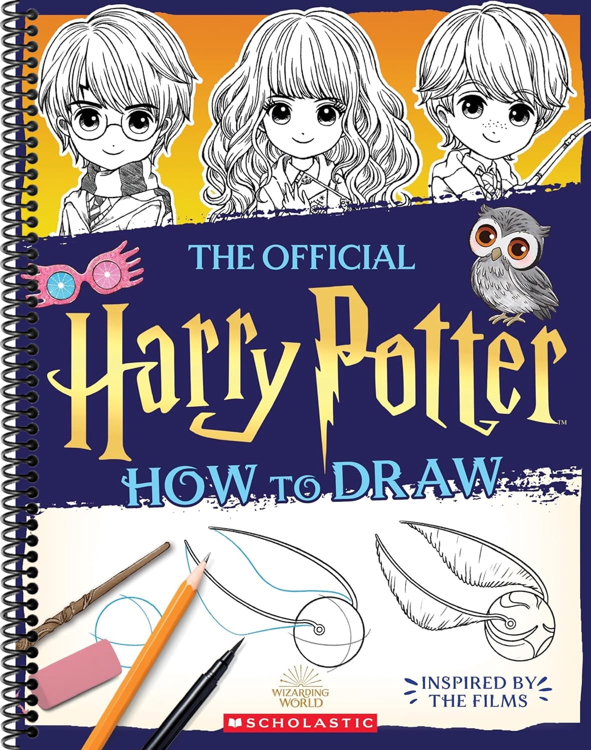 The Official Harry Potter How to Draw (Spiral-bound)