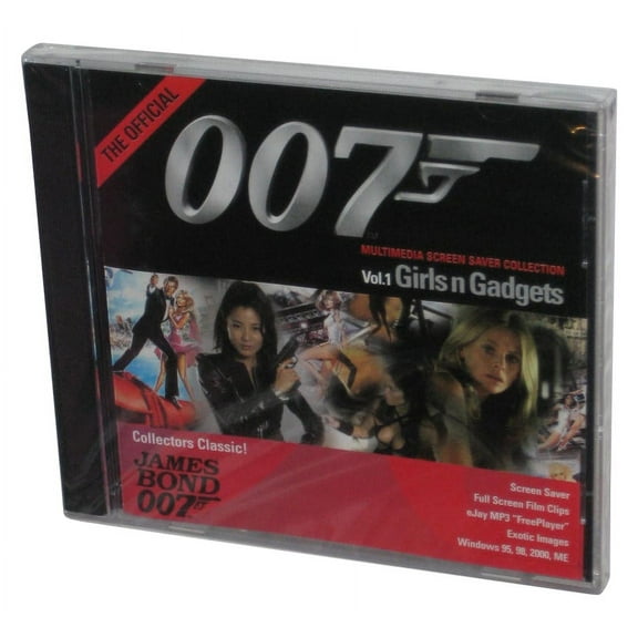 The Official James Bond 007 Screen Saver Vol. 1 Girls N Gadgets Windows PC CD-Rom