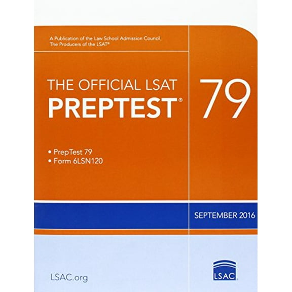 Pre-Owned The Official LSAT PrepTest 79: (Sept. 2016 LSAT)