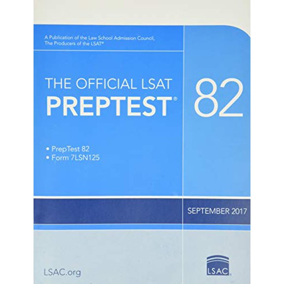 Pre-Owned The Official LSAT Preptest 82: (sept. 2017 Lsat) Paperback