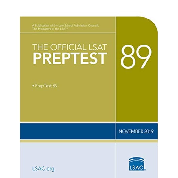 Pre-Owned The Official LSAT PrepTest 89 : (November 2019 LSAT) (Paperback) 9780999658086