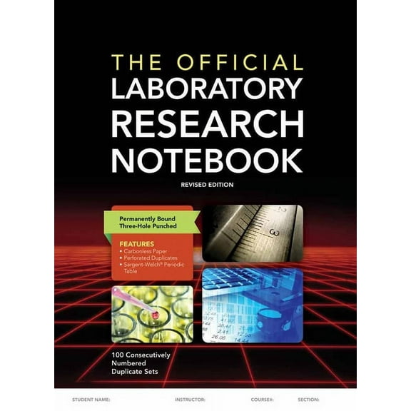 The Official Laboratory Research Notebook (100 Duplicate Sets): ., (Paperback)