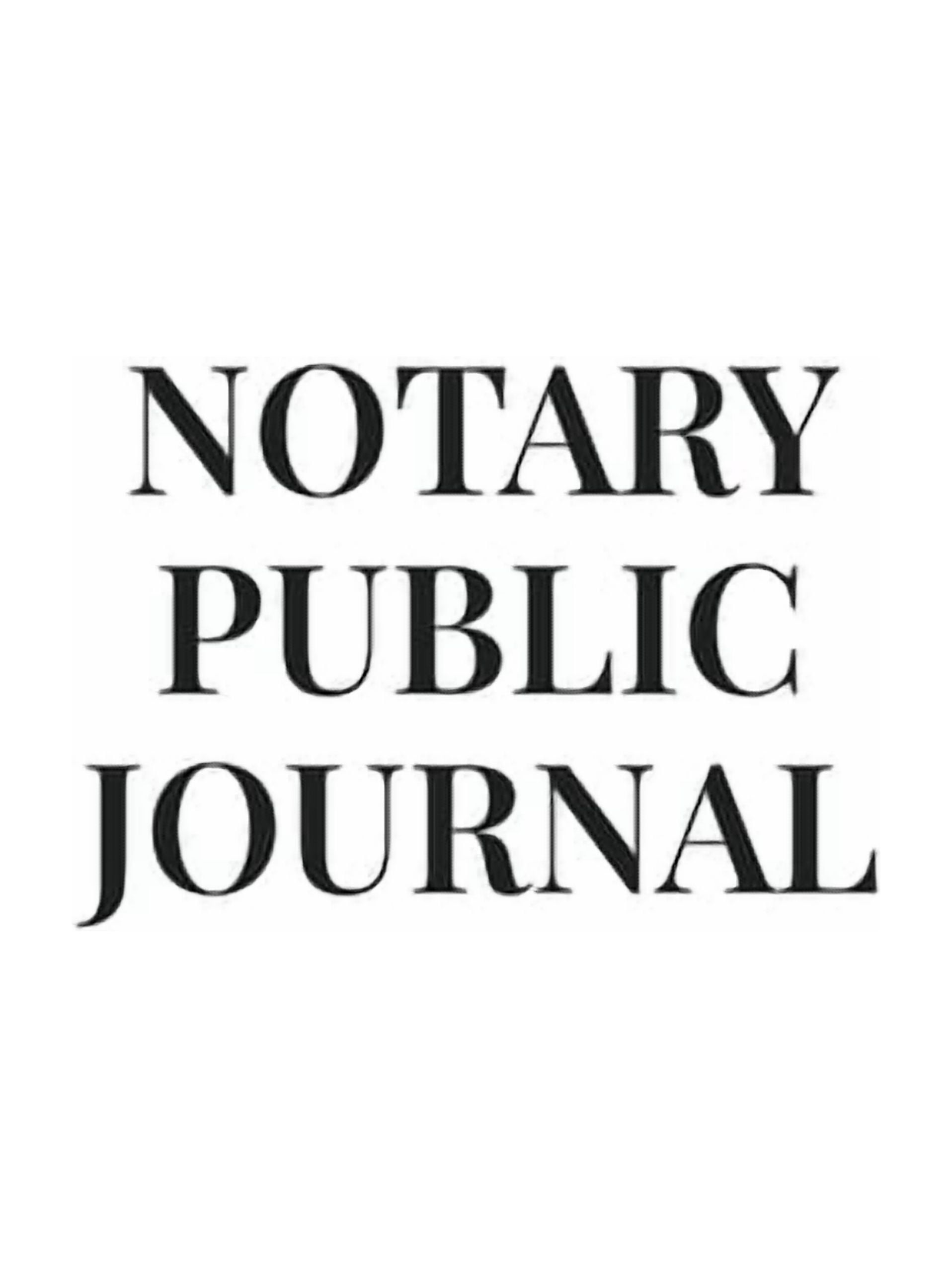 The Official Notary Journal, (Hardcover)