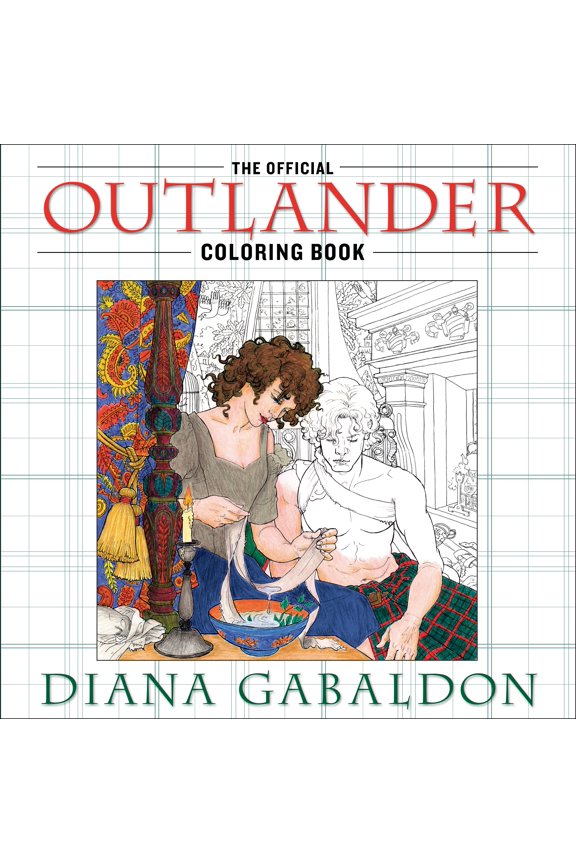 The Official Outlander Coloring Book: An Adult Coloring Book, 96 pages (Paperback)