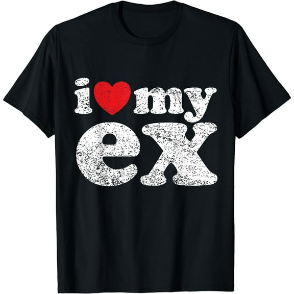 The Official Red Heart Fashion Love Brand I Love My Ex T-Shirt