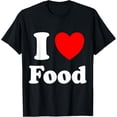 thumbnail image 1 of The Official Red Heart Fashion Love BrandI Love Food T-Shirt, 1 of 4