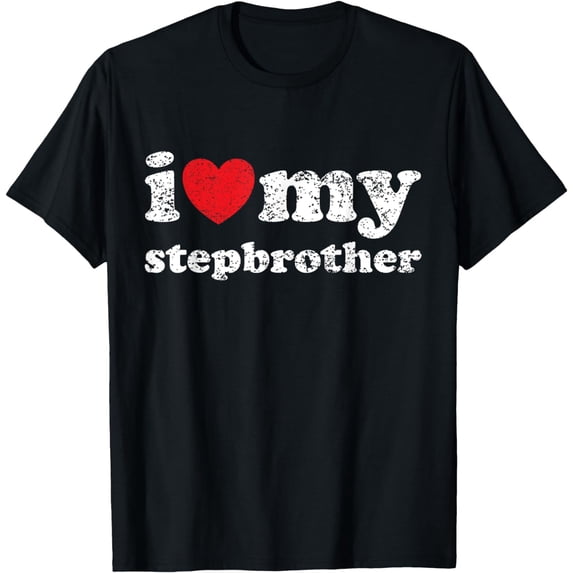 The Official Red Heart Fashion Love BrandI Love My Stepbrother T-Shirt