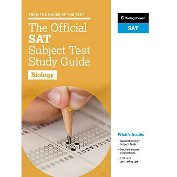 Pre-Owned The Official SAT Subject Test in Biology Sudy Guide (Paperback) 1457309203 9781457309205