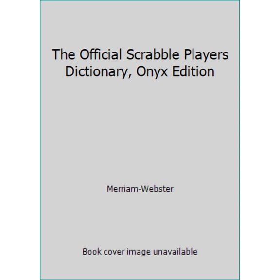 Pre-Owned The Official Scrabble Players Dictionary, Onyx Edition (Paperback) 0877796459 9780877796459