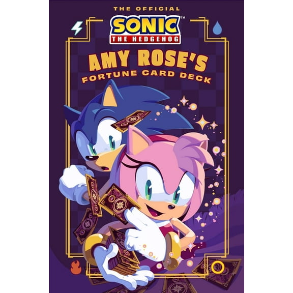 The Official Sonic the Hedgehog: Amy Rose's Fortune Card Deck, (Hardcover)