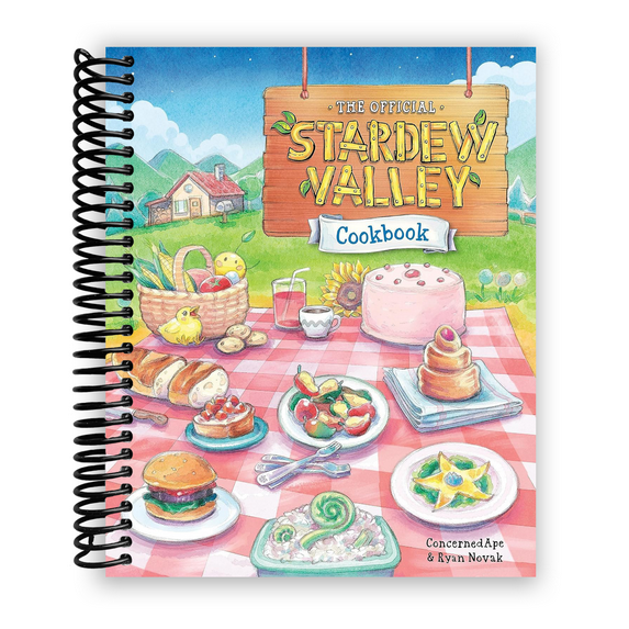 The Official Stardew Valley Cookbook, (Spiral-Bound)