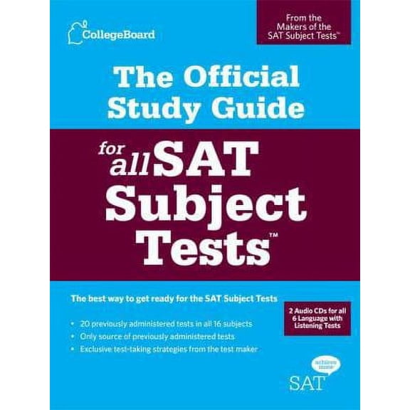 Pre-Owned The Official Study Guide for All SAT Subject Tests (Paperback) 9780874477566