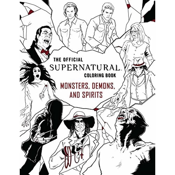 Pre-Owned The Official Supernatural Coloring Book: Monsters, Demons, and Spirits, 9781683830283, 1683830288, Paperback, Clr Csm edition