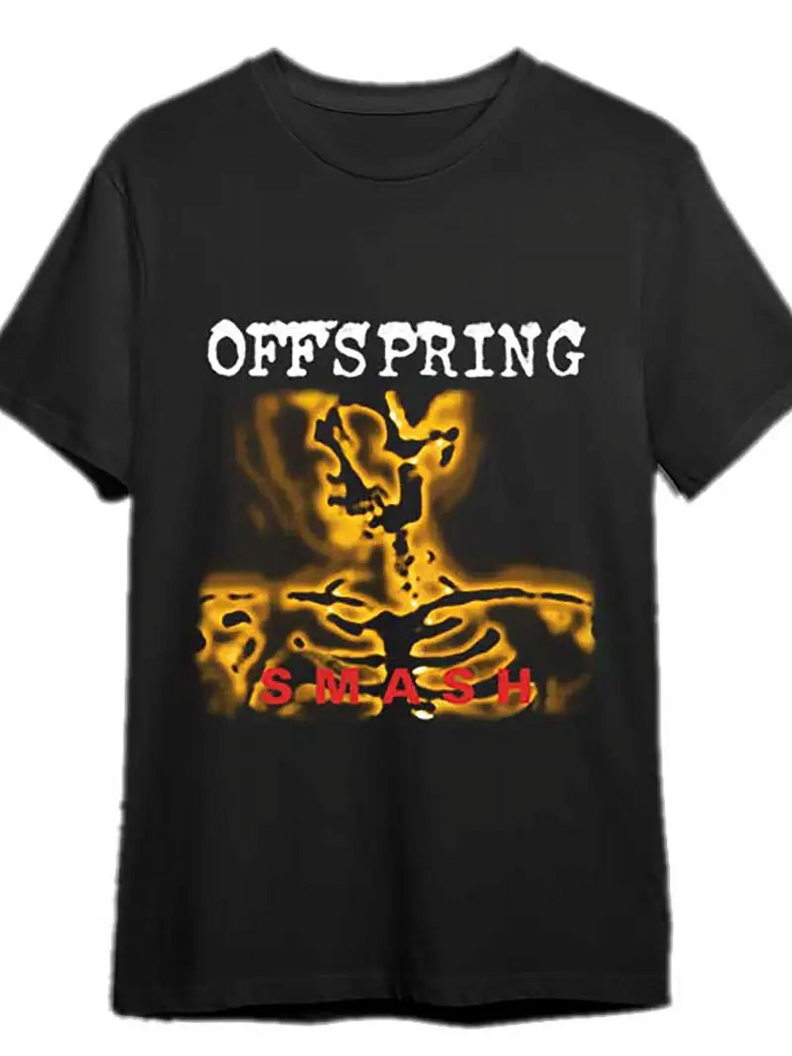 T-shirt The Offspring 'Smash' Pour Homme - Anthracite - 100% Coton - Taille S