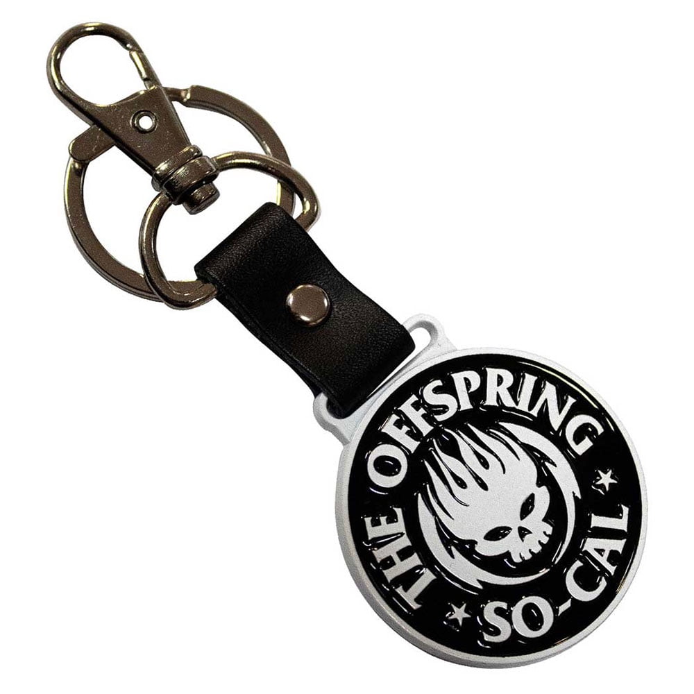 Porte-clés Officiel The Offspring - Logo So Cal - Cuir Et Métal Porte-clés Officiel The Offspring - Logo So Cal - Cuir Et Métal