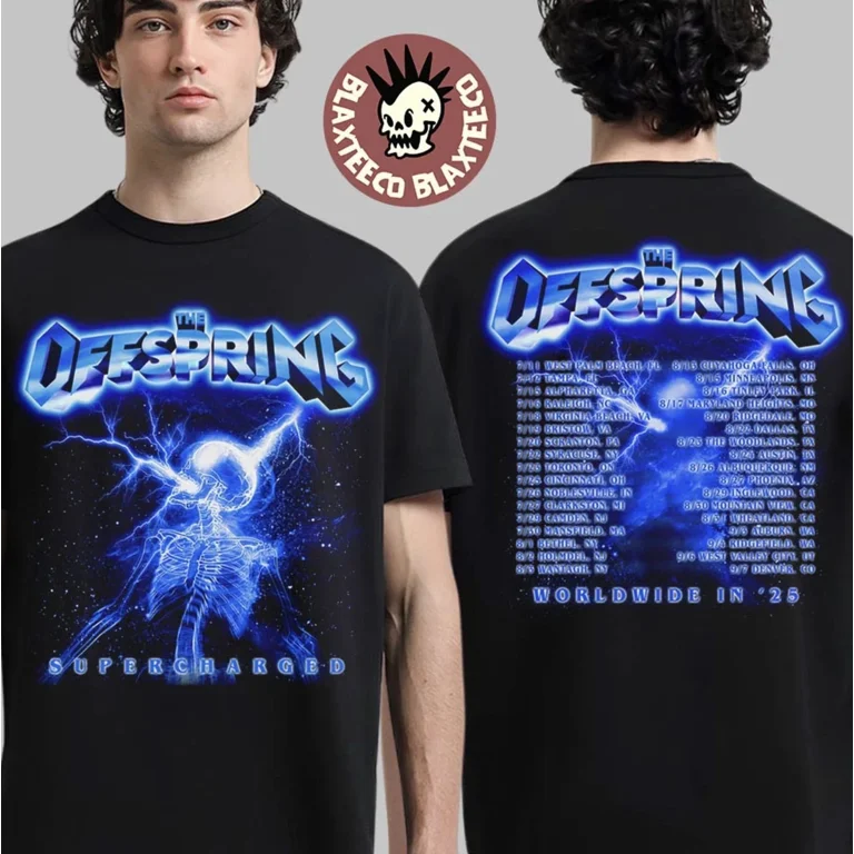 THE OFFSPRING 2025ツアーTシャツ「M」サイズ&ツアーフライヤー The Offspring Tour 2025 Cotton T-Shirt All size S-5XL