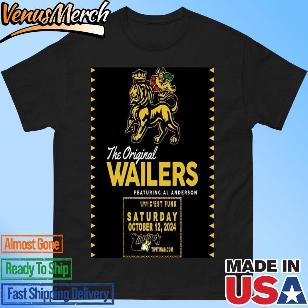 The Og Wailers Tipitinas New Orleans La Oct 12 2024 Tour Poster Shirt