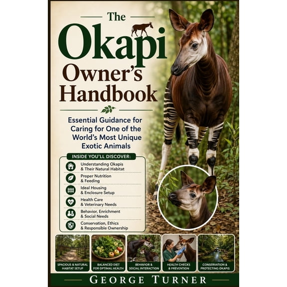 The Okapi Owner's Handbook: Essential Guidance for Caring for One of the World's Most Unique Exotic Animals, (Paperback)
