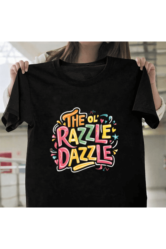 The Ol Razzle Dazzle Eye Voodoo Retro Magic Illusion Graphic Unisex T-Shirt, up to size 3XL.