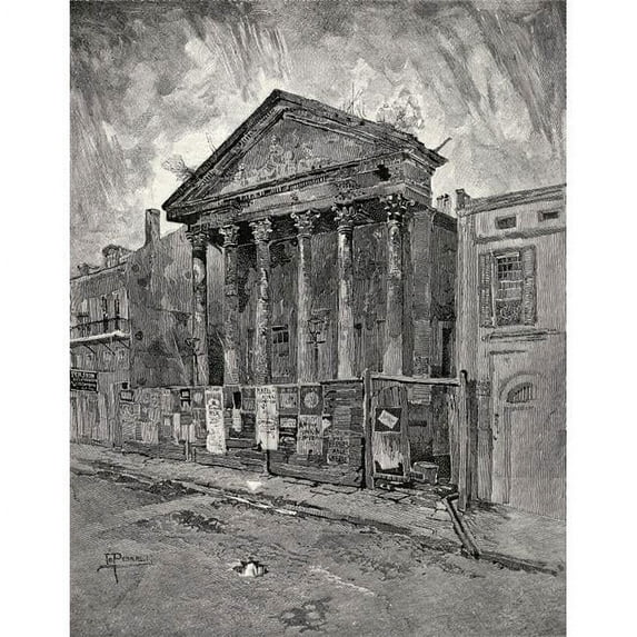 The Old Bank In Toulouse Street Orleans United States Of America From The Book The Century Illustrated Monthly Magaz
