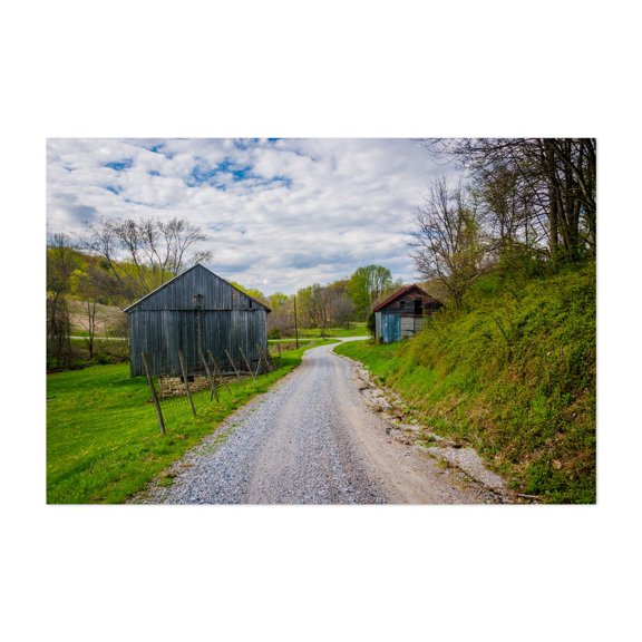 The Old Barn No. 2 - Pennsylvania Photography Unframed Wall Art Print 5 x 7 inches