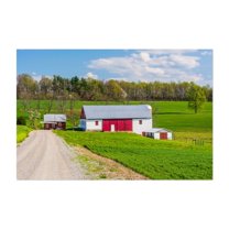 The Old Barn - Pennsylvania Photography Unframed Wall Art Print 5 x 7 inches