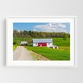 thumbnail image 1 of The Old Barn - Pennsylvania Photography White Framed Wall Art Print 12 x 18 inches, 1 of 3