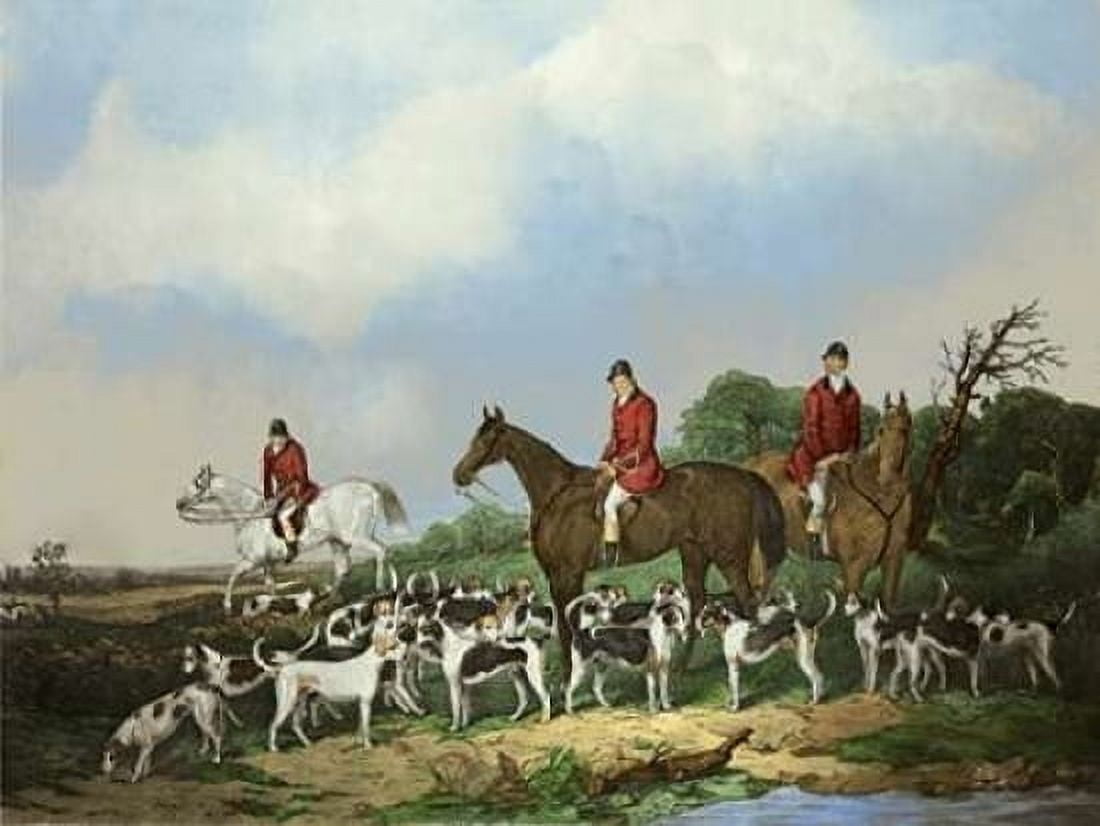 The Old Berkshire Hunt Canvas Art - Goode (18 x 24)